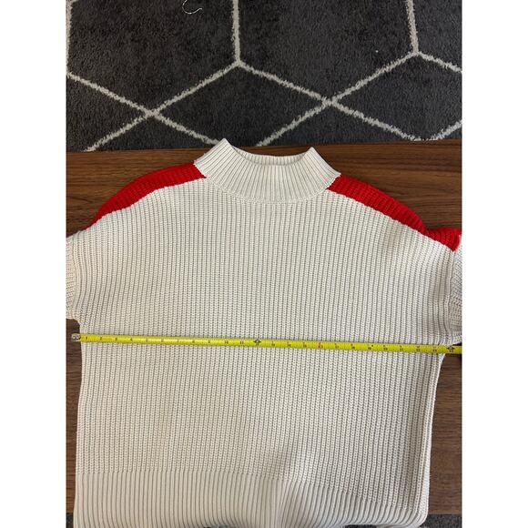 Sanctuary Speedway Sweater in Moonstone Party Red Size Large. NWOT - Picture 8 of 9